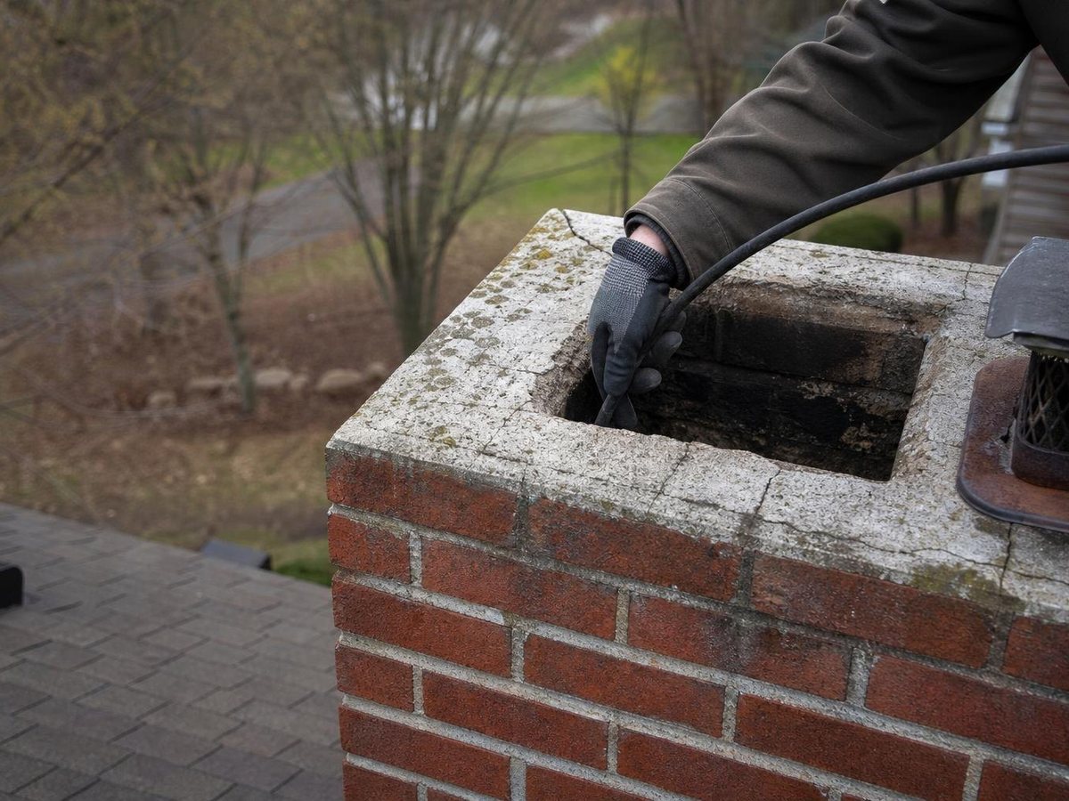 Draft Guard Chimney Service work in Cleveland